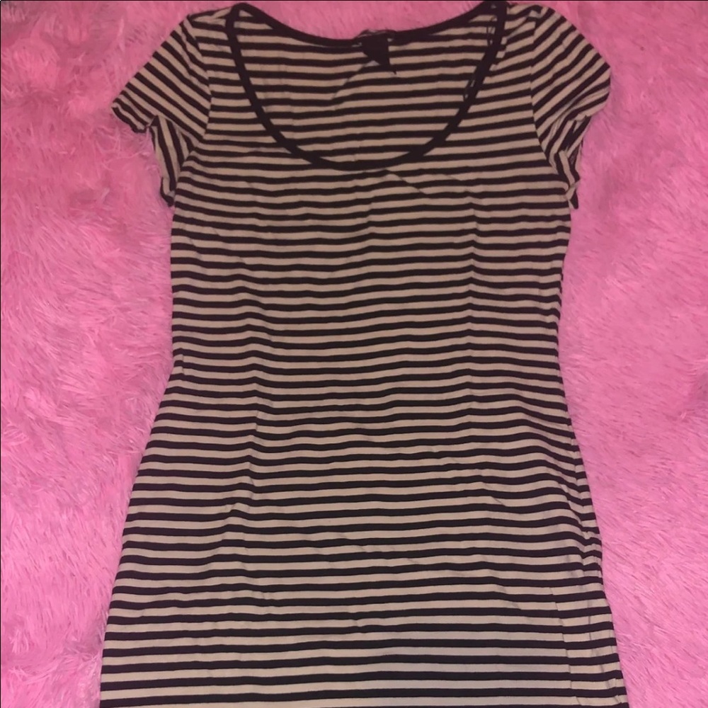 H&M Striped T-Shirt Dress